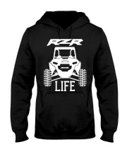 Side By Side UTV RZR Life Hooded Sweatshirt front