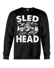 Snowmobile Sled Head Crewneck Sweatshirt tile