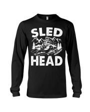 Snowmobile Sled Head Long Sleeve Tee tile