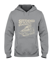 Snowmobile Summer Sucks Hooded Sweatshirt tile
