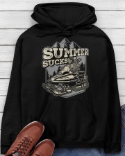 Snowmobile Summer Sucks Hooded Sweatshirt apparel-hooded-sweatshirt-lifestyle-front-182