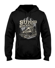 Snowmobile Summer Sucks Hooded Sweatshirt front