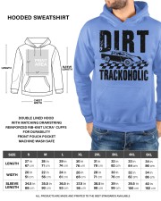 Dirt Track Racing Dirt Trackoholic Hooded Sweatshirt custom-hoodie-sweatshirt-lifestyle-front-191