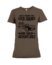 Slingshot Life Is Meant For Good Friends And Great Adventures Premium Fit Ladies Tee tile