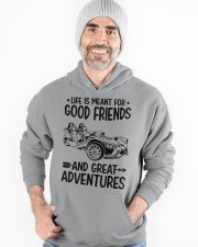 Slingshot Life Is Meant For Good Friends And Great Adventures Hooded Sweatshirt apparel-hooded-sweatshirt-lifestyle-front-82