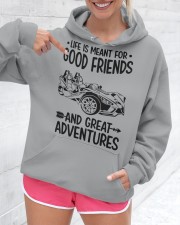 Slingshot Life Is Meant For Good Friends And Great Adventures Hooded Sweatshirt custom-hoodie-sweatshirt-lifestyle-front-276