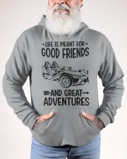 Slingshot Life Is Meant For Good Friends And Great Adventures Hooded Sweatshirt custom-hoodie-sweatshirt-lifestyle-front-291