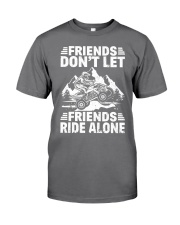 ATV Four Wheeler Friends Don't Let Friends Ride Alone Premium Fit Mens Tee tile