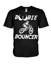 MTB Boobie Bouncer V-Neck T-Shirt tile
