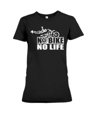 Dirt Bike Motocross No Bike No Life Premium Fit Ladies Tee tile