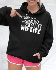 Dirt Bike Motocross No Bike No Life Hooded Sweatshirt custom-hoodie-sweatshirt-lifestyle-front-276