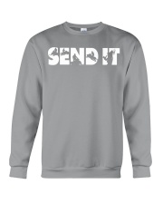 Snowmobile Sled Send It Crewneck Sweatshirt tile