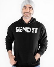 Snowmobile Sled Send It Hooded Sweatshirt apparel-hooded-sweatshirt-lifestyle-front-82