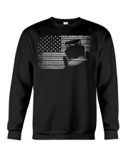 SXS UTV USA Flag Tire Crewneck Sweatshirt tile