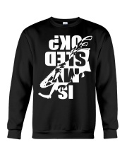 Snowmobile Is My Sled Ok Crewneck Sweatshirt tile