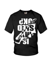 Snowmobile Is My Sled Ok Youth T-Shirt tile