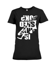 Snowmobile Is My Sled Ok Premium Fit Ladies Tee tile