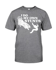 Snowmobile Sled I Do My Own Stunts Classic T-Shirt tile