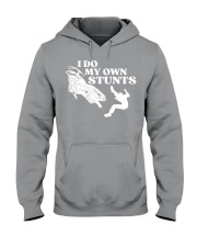 Snowmobile Sled I Do My Own Stunts Hooded Sweatshirt tile