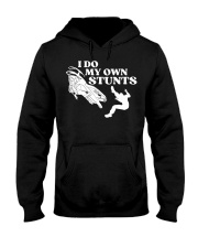 Snowmobile Sled I Do My Own Stunts Hooded Sweatshirt front