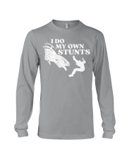 Snowmobile Sled I Do My Own Stunts Long Sleeve Tee tile
