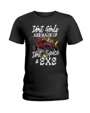 Side By Side UTV Dirt Girls Ladies T-Shirt tile