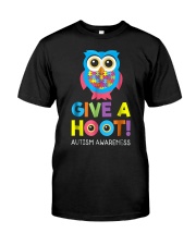 give a hoot autism awareness month t shirt pd6 Premium Fit Mens Tee thumbnail