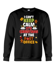 i cant keep calm its christmas at the post office Crewneck Sweatshirt thumbnail