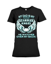 bbtee my dad is my guardian angel t shirt 2fi Blac Premium Fit Ladies Tee thumbnail
