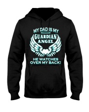bbtee my dad is my guardian angel t shirt 2fi Blac Hooded Sweatshirt thumbnail