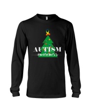 autism awareness shirt autism puzzle christmas tre Long Sleeve Tee thumbnail