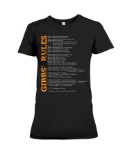 gibbs rules t shirt hgf Premium Fit Ladies Tee thumbnail