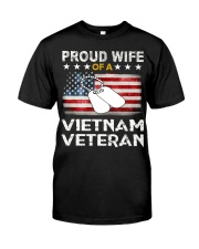 womens proud wife of a vietnam veteran t shirt 1bg Premium Fit Mens Tee thumbnail