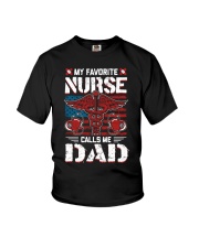 My Favorite Nurse Calls Me Dad Fathers Day Youth T-Shirt thumbnail