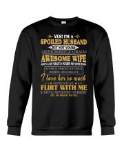 A Spoiled Husband The Property Of A Freaking Wife Crewneck Sweatshirt tile