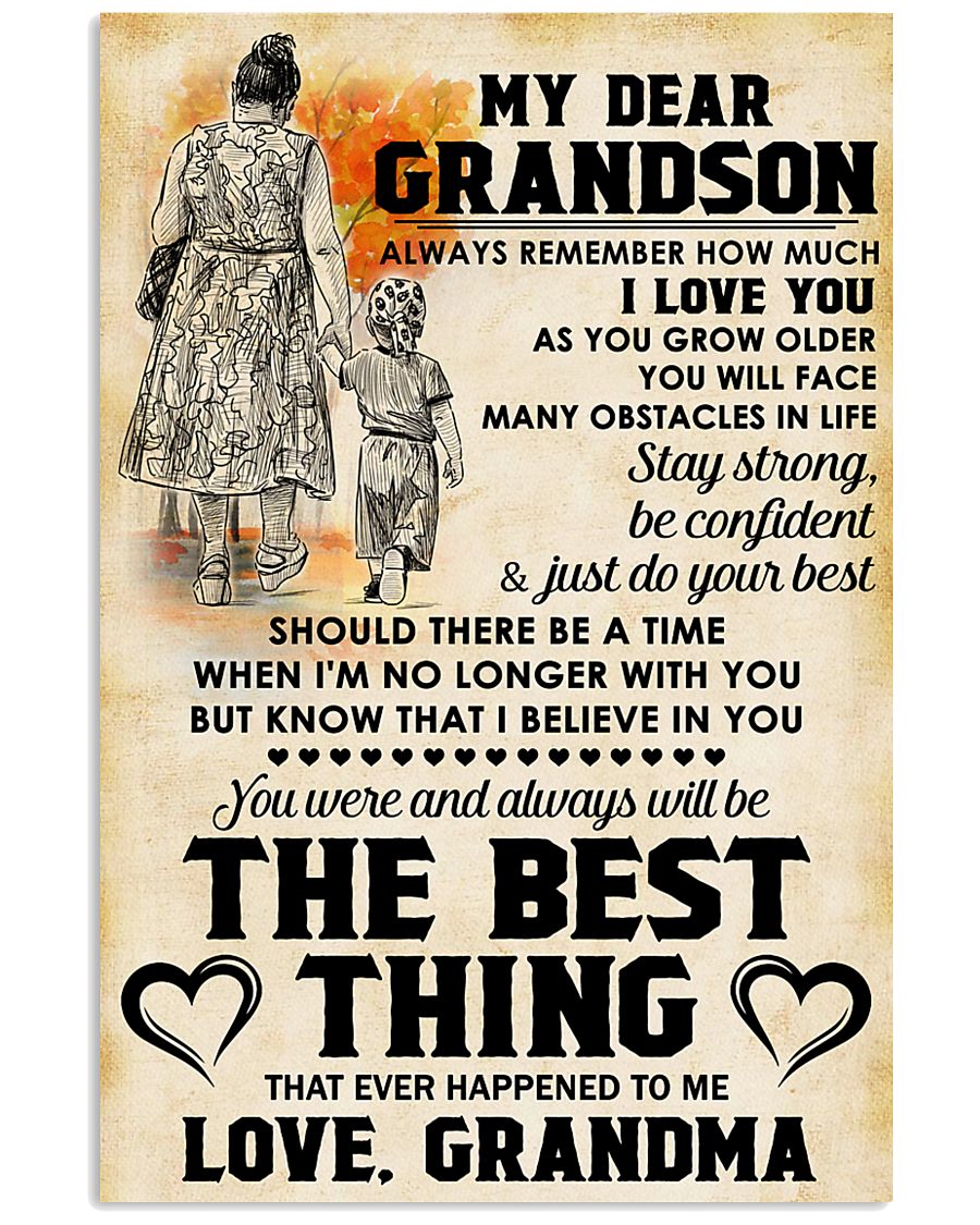 MY DEAR GRANDSON 11x17 Poster