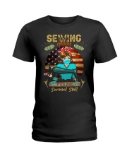 Sewing 2020 Survival Skill Sewing Lovers Ladies T-Shirt thumbnail