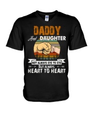 Amazing Daddy And Daughter Not Always Eye To Eye V-Neck T-Shirt thumbnail