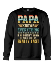He Makes Stuff Up Really Fast FathersDay Crewneck Sweatshirt thumbnail
