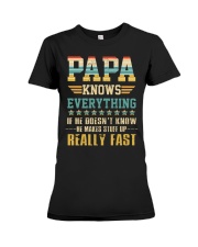 He Makes Stuff Up Really Fast FathersDay Premium Fit Ladies Tee thumbnail