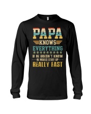 He Makes Stuff Up Really Fast FathersDay Long Sleeve Tee thumbnail