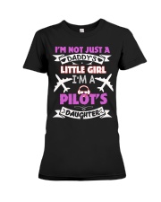 Mens Pilot Dad I'm Not Just Daddy Daughter Gifts Premium Fit Ladies Tee thumbnail