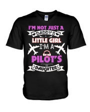 Mens Pilot Dad I'm Not Just Daddy Daughter Gifts V-Neck T-Shirt thumbnail