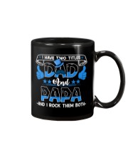 Father's Day Gift I Have Two Titles Dad And Papa Mug thumbnail