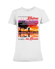 AN MEINE EHEFRAU - DEIN EHEMANN Premium Fit Ladies Tee thumbnail