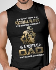 Behind Every Football Player is A Football Dad Sleeveless Tee garment-tshirt-tanktop-detail-front-chest-01