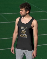 Behind Every Football Player is A Football Dad Unisex Tank apparel-tshirt-unisex-sleeveless-lifestyle-front-03