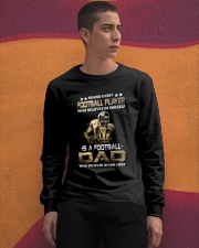 Behind Every Football Player is A Football Dad Long Sleeve Tee apparel-long-sleeve-tee-lifestyle-04