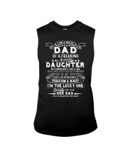 I'm A Proud Dad Freaking Awesome Daughter Sleeveless Tee tile