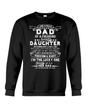 I'm A Proud Dad Freaking Awesome Daughter Crewneck Sweatshirt tile
